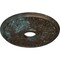 Ekena Millwork Apollo Ceiling Medallion (Canopies up to 5 5/8"), 16 1/2"OD x 3 5/8"ID x 1 1/8"P, Bronze Blue Patina CM16APBBS - alternate 4
